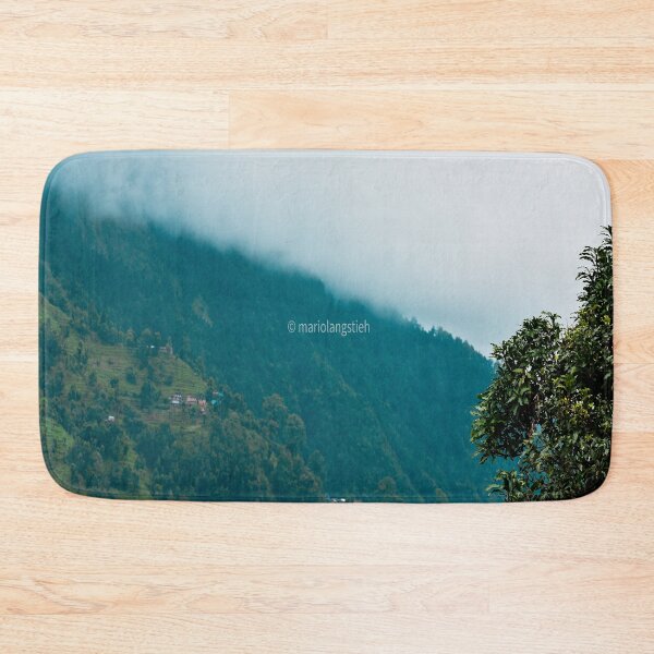 Item preview, Foggy blue mountain view designed and sold by Mariolangstieh.