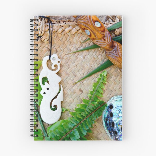 Item preview, NZ Maori Theme - Bone Manaia Guardian And Tokutoku designed and sold by Nicolette Neish.