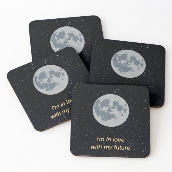 Item preview, "in love with my future" subtitles billie  (moon/starry sky) designed and sold by thewayitshine.