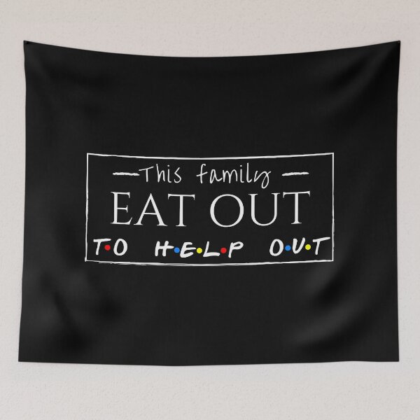 Item preview, Eat Out To Help Out Typography designed and sold by sinceanna.