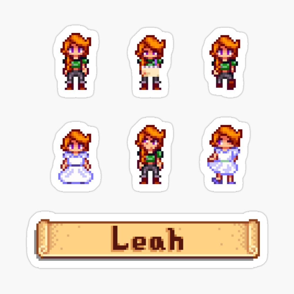 Stardew Valley Sprites - Leah