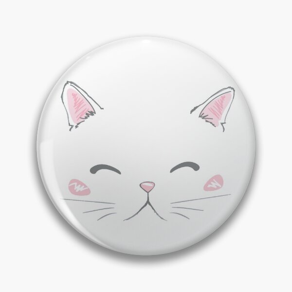 Item preview, Cute White Cat Face designed and sold by A-GatorGoods.
