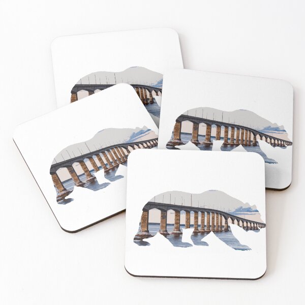 Item preview, Bear Mountain with Confederation Bridge Background designed and sold by Viajamoslowcost.