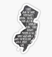 Jersey Girl Sticker