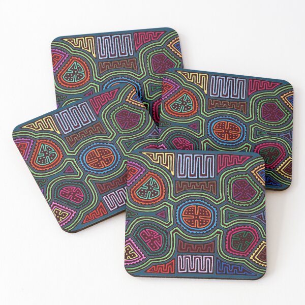 Item preview, Kuna Mola Design Figures designed and sold by ejverf.
