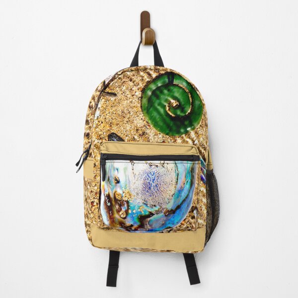 Artikelvorschau, NZ Maori Theme - Greenstone Koru und Paua Shell entworfen und verkauft von Nicolette Neish.