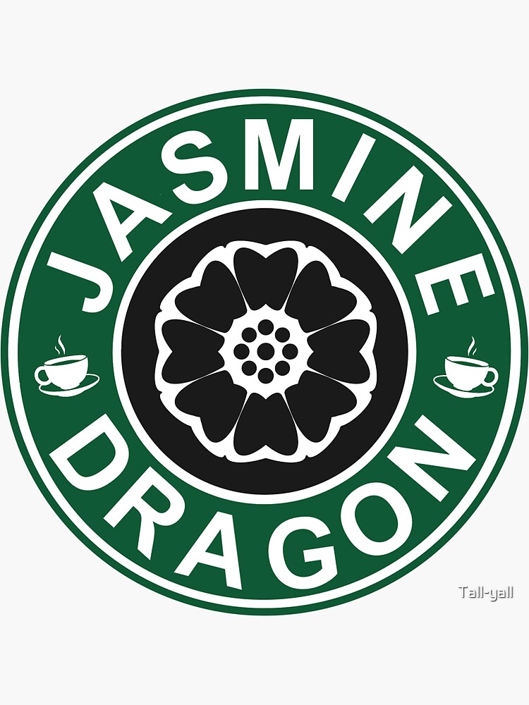 "Jasmine Dragon tea shop (Avatar)" Sticker by Tallyall Redbubble
