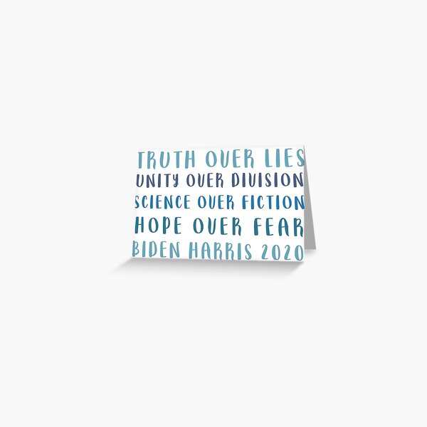 Truth Over Lies Greeting Card