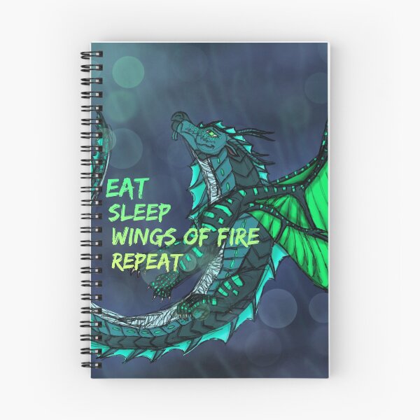 Item preview, Eat Sleep Wings of Fire Repeat Dragon designed and sold by ArtbyRoseDragon.