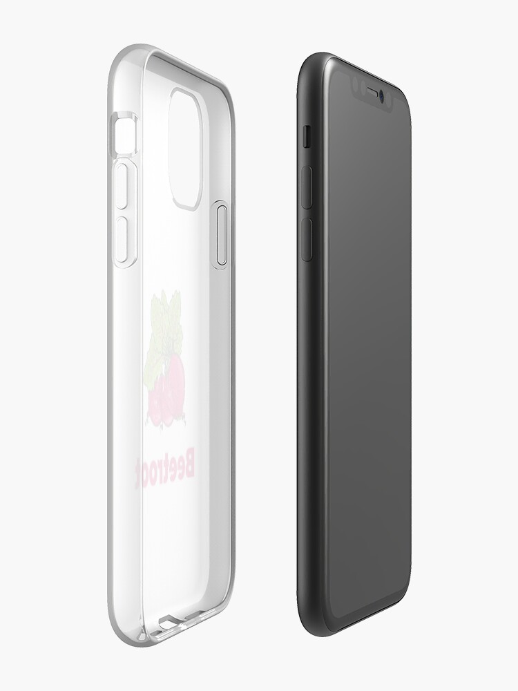 Alternate view of Beetroot Vegetable with Name iPhone Case & Cover