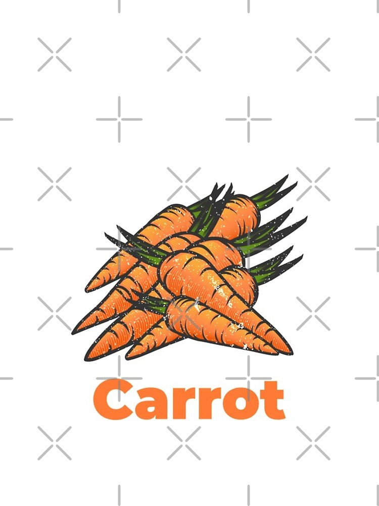 Carrot Vegetable with Name by nikkihstokes