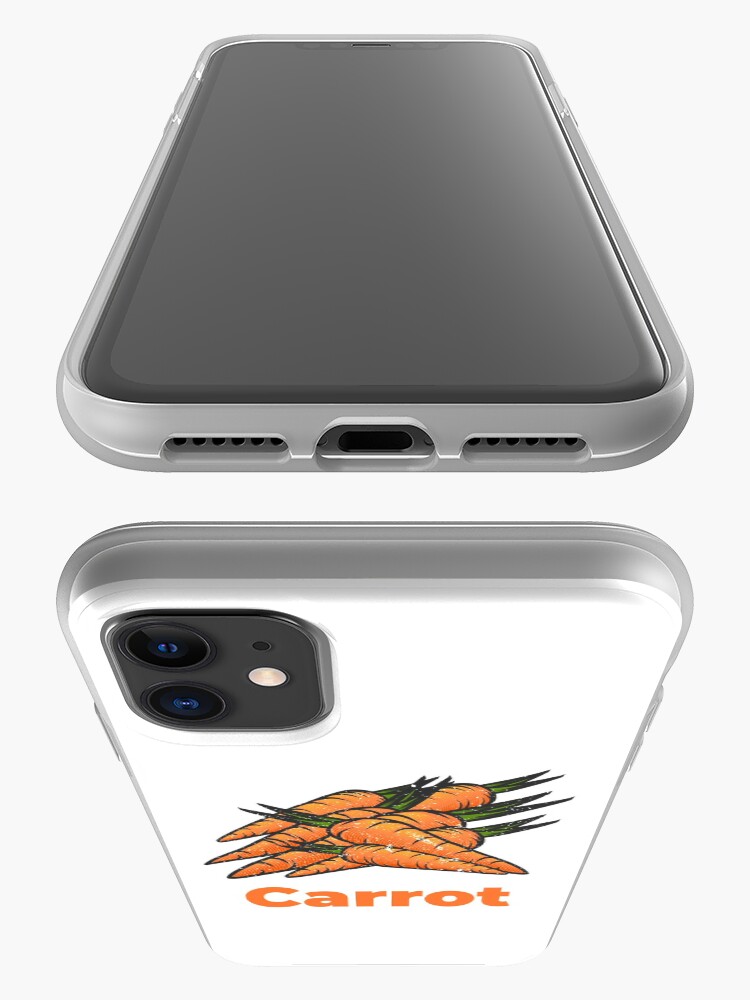 Alternate view of Carrot Vegetable with Name iPhone Case & Cover