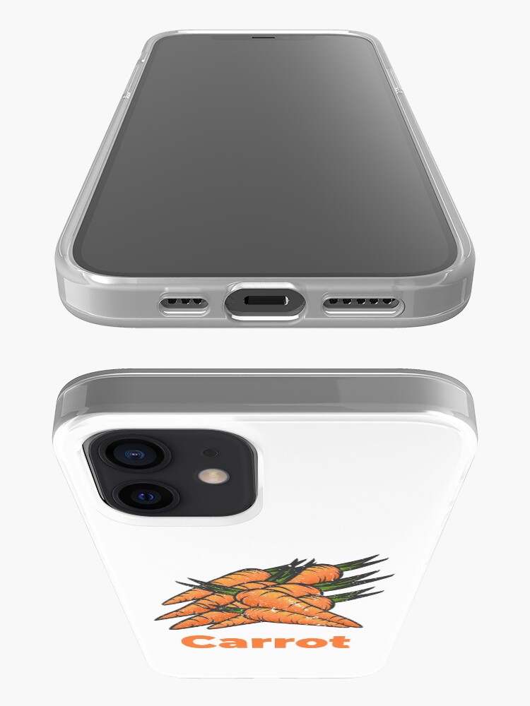 Alternate view of Carrot Vegetable with Name iPhone Case & Cover