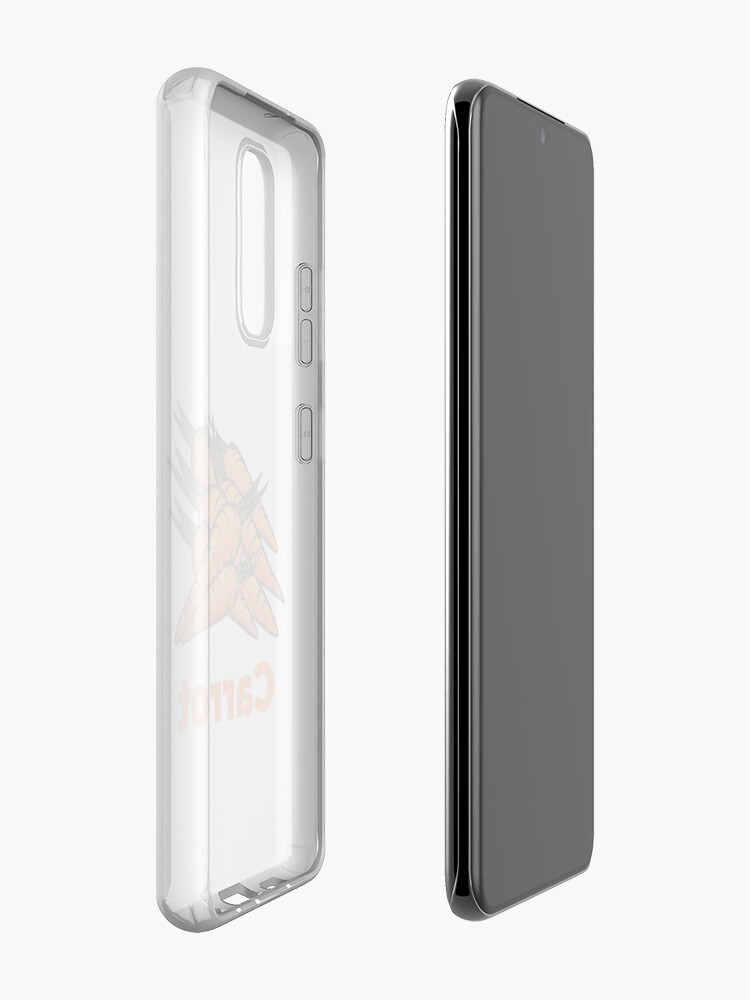 Alternate view of Carrot Vegetable with Name Case & Skin for Samsung Galaxy