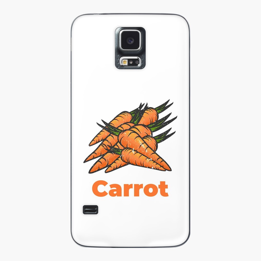 Carrot Vegetable with Name Case & Skin for Samsung Galaxy