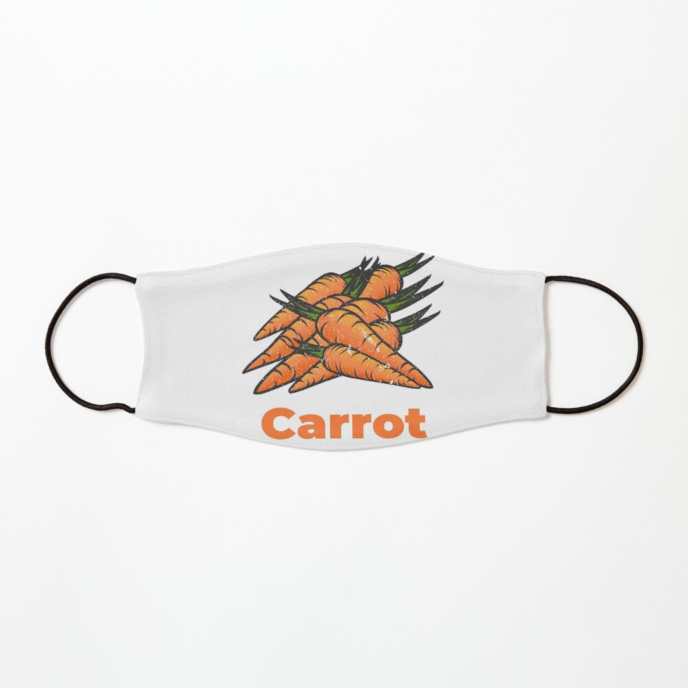 Carrot Vegetable with Name Mask