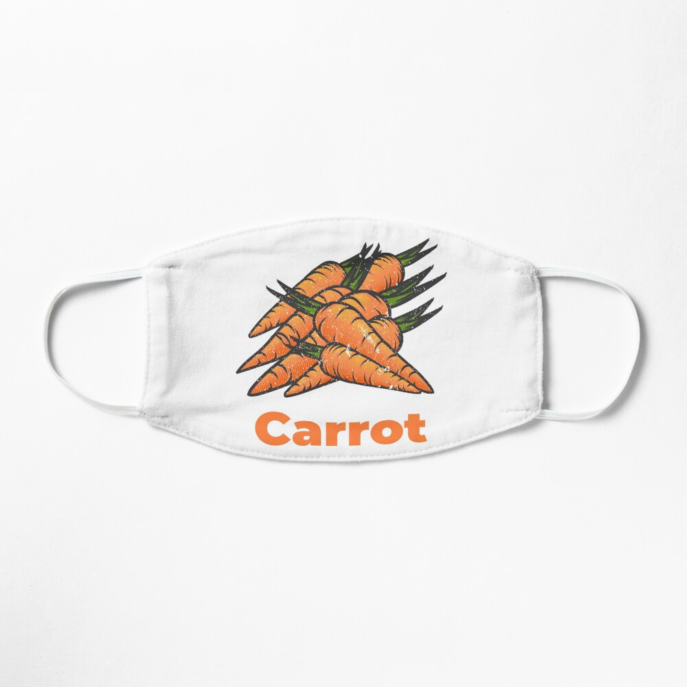Carrot Vegetable with Name Mask
