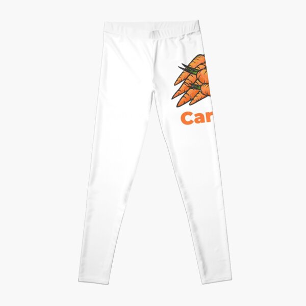 Carrot Vegetable with Name Leggings