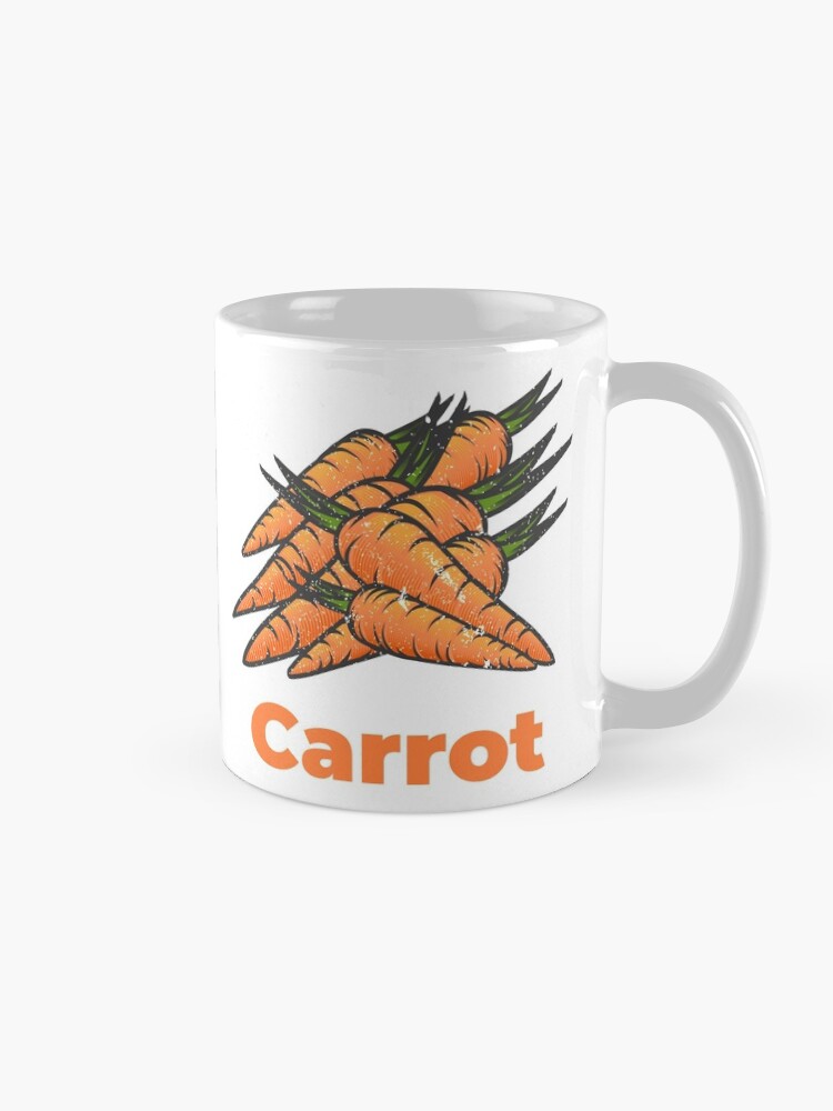 Alternate view of Carrot Vegetable with Name Mug