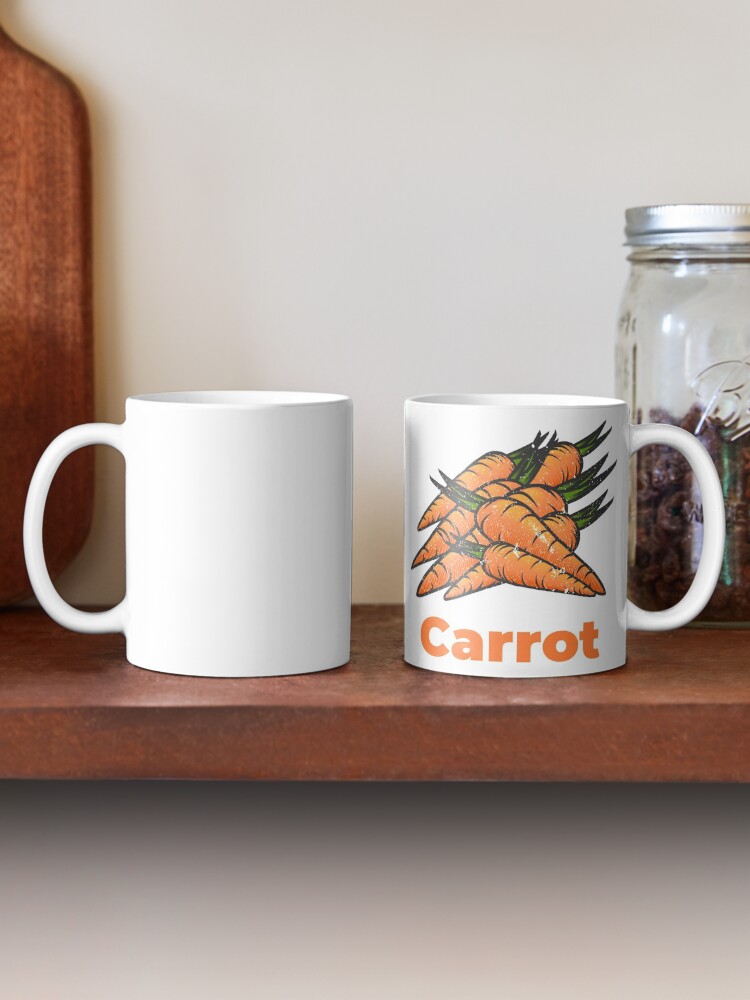 Alternate view of Carrot Vegetable with Name Mug