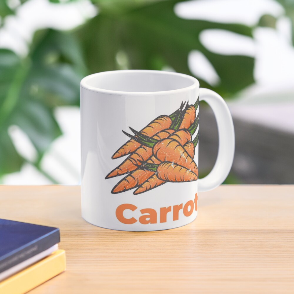 Carrot Vegetable with Name Mug