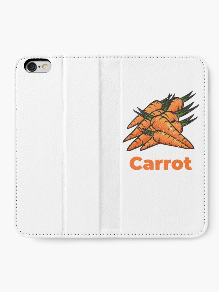 Alternate view of Carrot Vegetable with Name iPhone Wallet