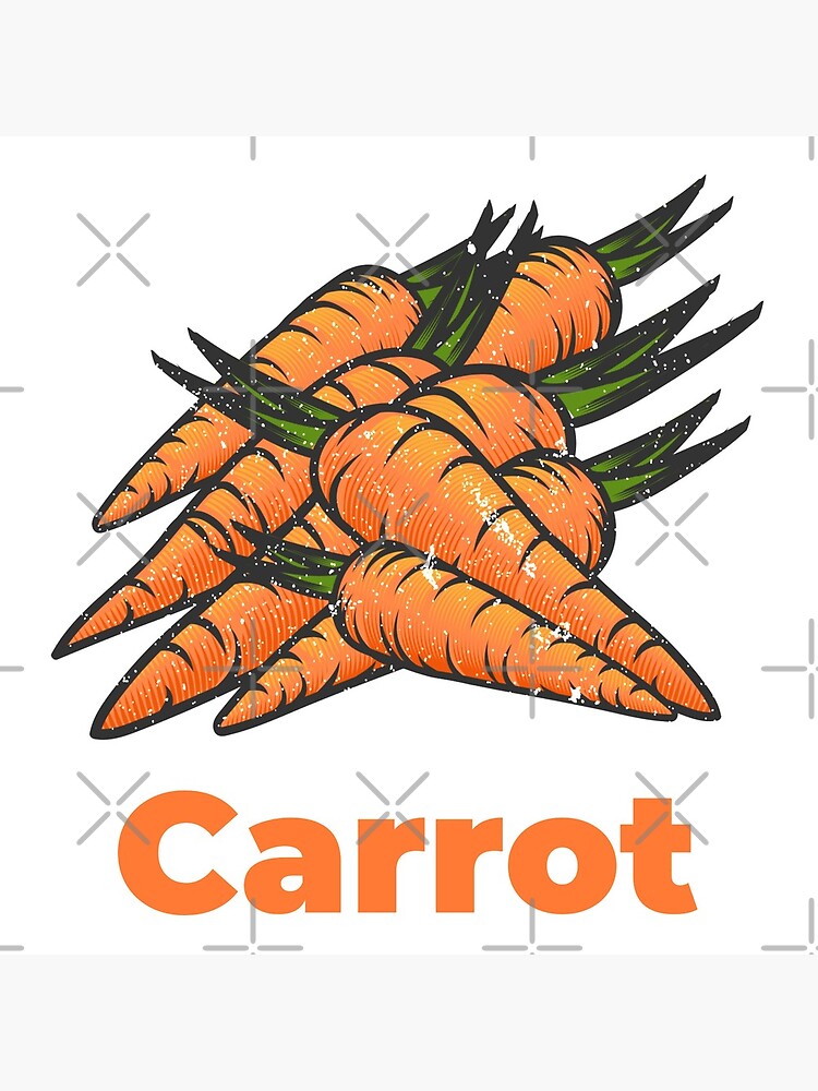 Carrot Vegetable with Name by nikkihstokes