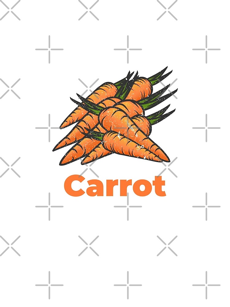 Carrot Vegetable with Name by nikkihstokes