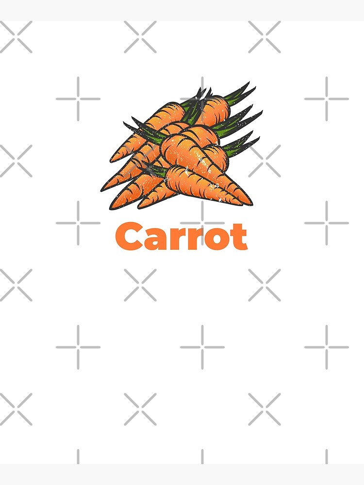 Carrot Vegetable with Name by nikkihstokes