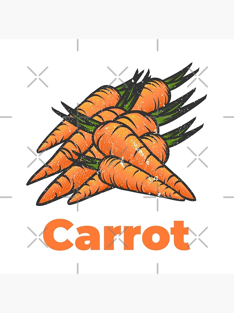 Carrot Vegetable with Name by nikkihstokes