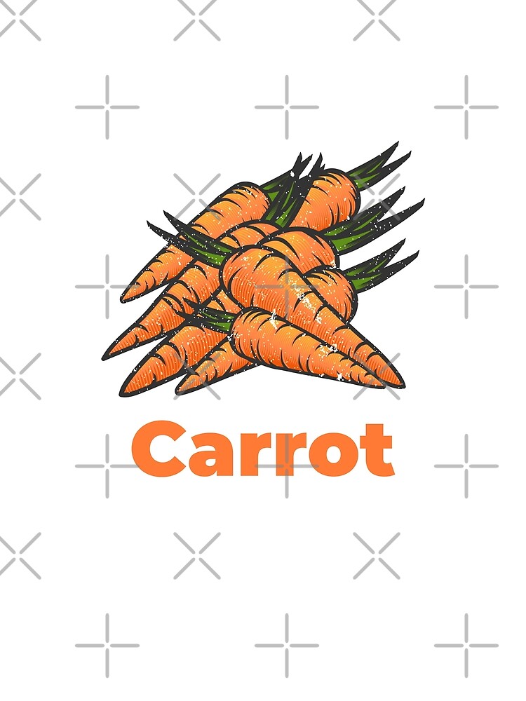 Carrot Vegetable with Name by nikkihstokes
