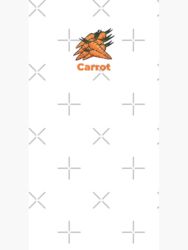 Carrot Vegetable with Name by nikkihstokes
