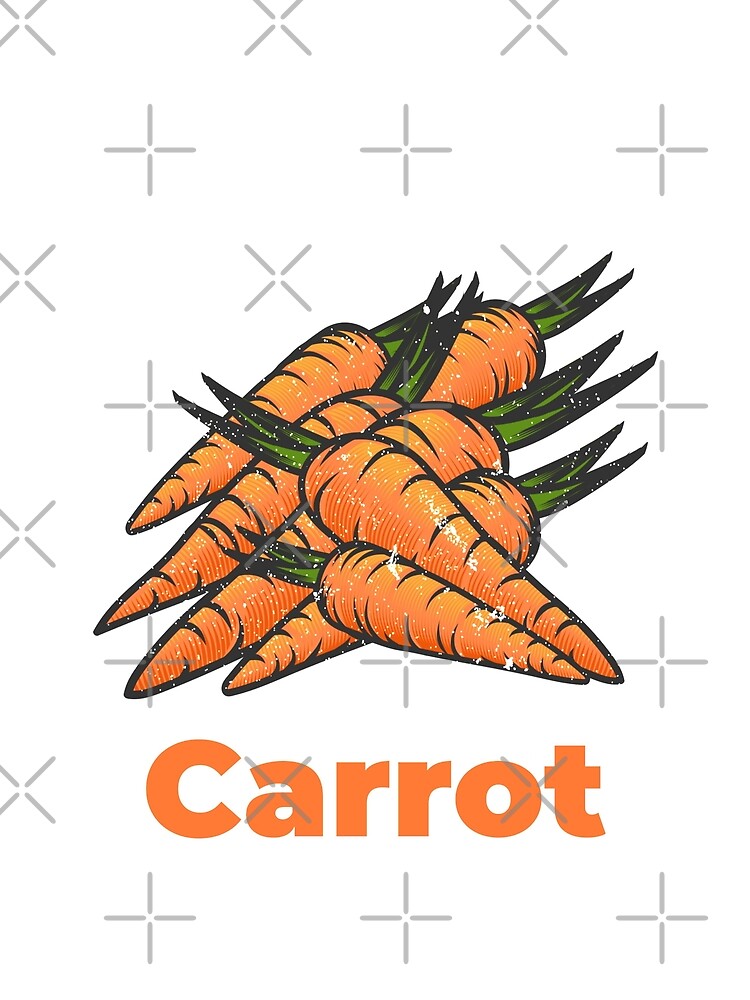 Carrot Vegetable with Name by nikkihstokes