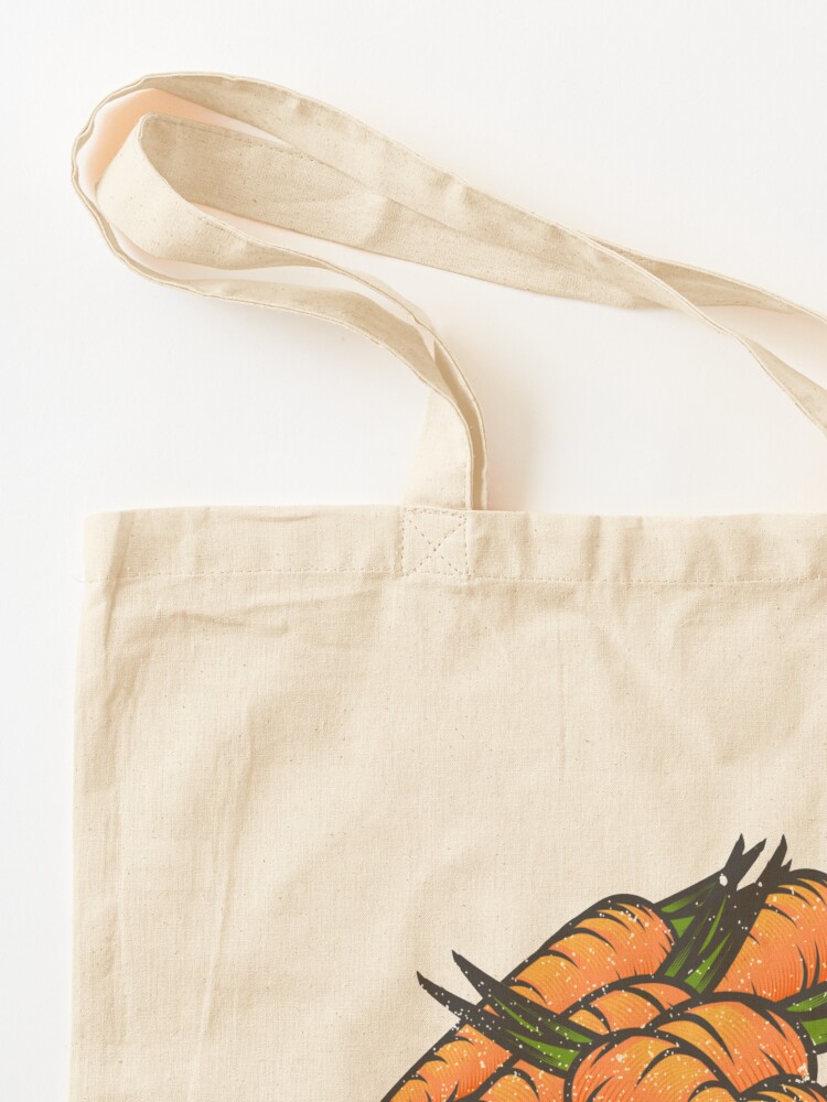 Alternate view of Carrot Vegetable with Name Tote Bag