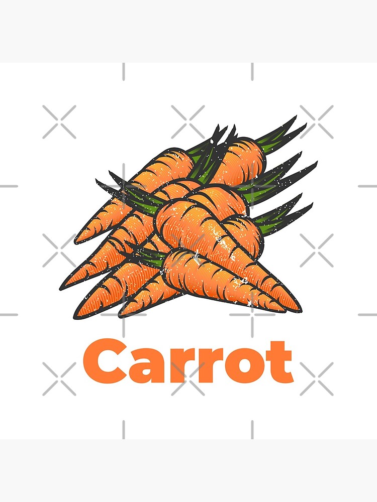 Carrot Vegetable with Name by nikkihstokes