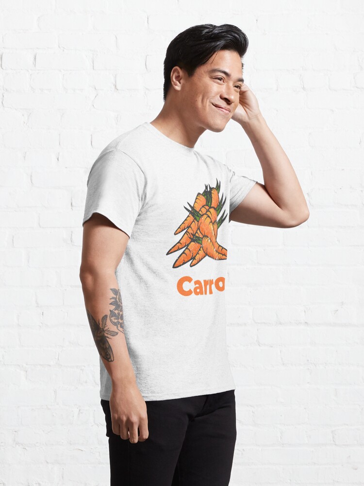Alternate view of Carrot Vegetable with Name Classic T-Shirt