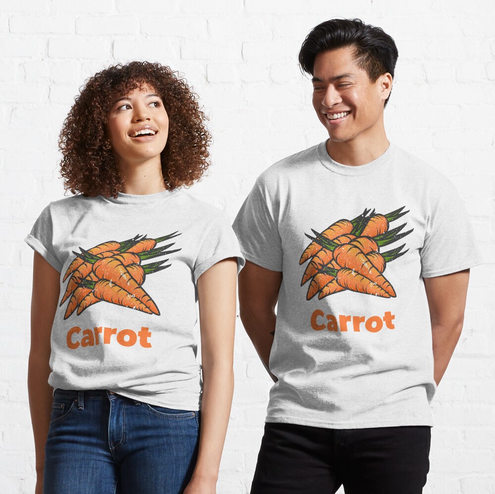 Carrot Vegetable with Name Classic T-Shirt
