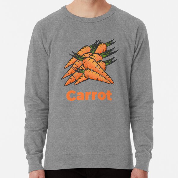 Carrot Vegetable with Name Lightweight Sweatshirt