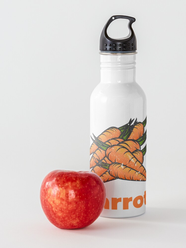Alternate view of Carrot Vegetable with Name Water Bottle