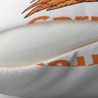 Alternate view of Carrot Vegetable with Name Floor Pillow