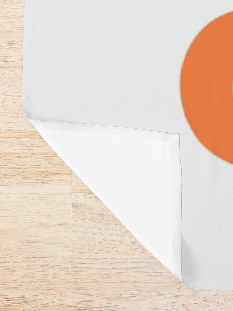 Alternate view of Carrot Vegetable with Name Shower Curtain