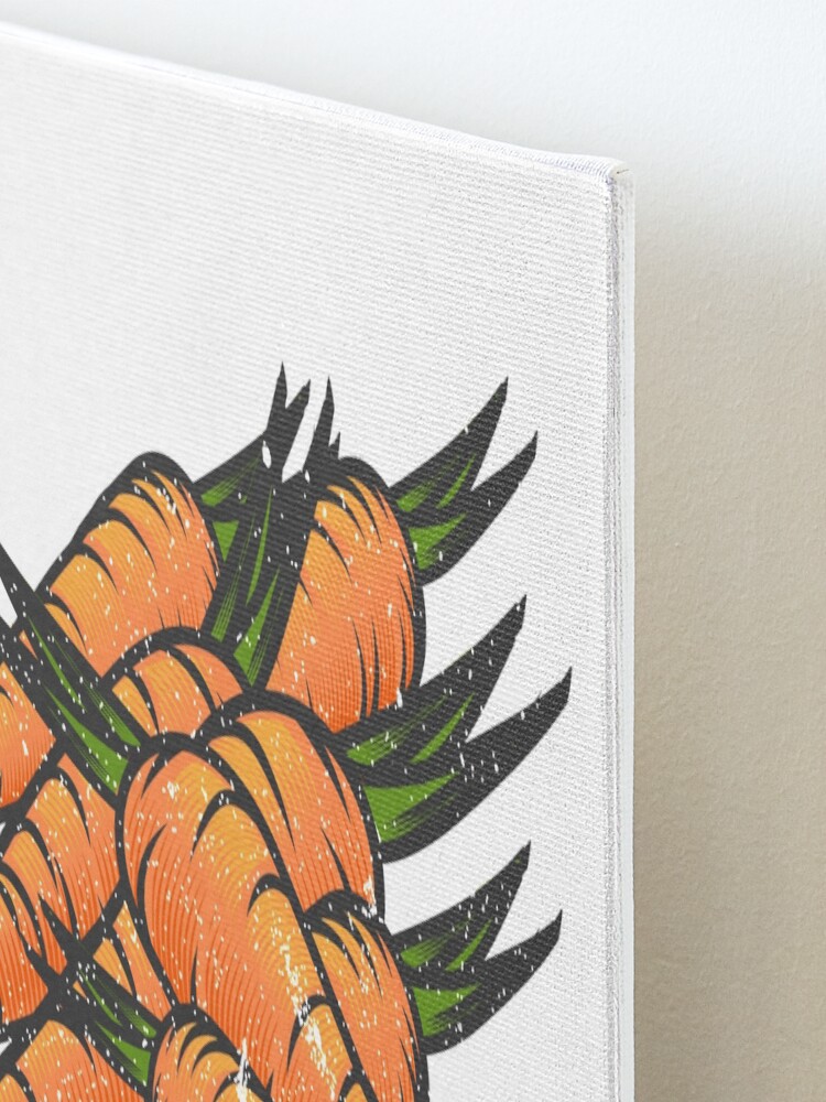 Alternate view of Carrot Vegetable with Name Mounted Print
