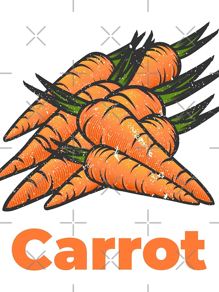 Carrot Vegetable with Name by nikkihstokes
