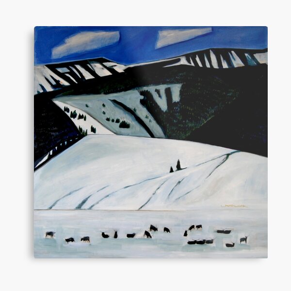 GRAZING Metal Print