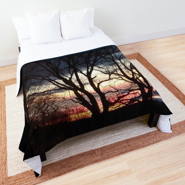 Winter Sunset Comforter