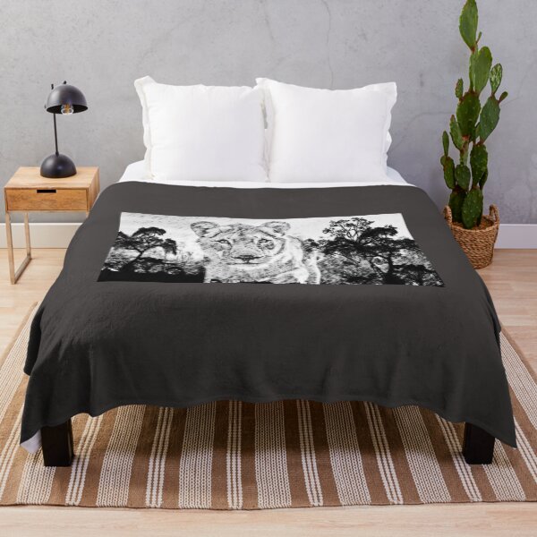 Item preview, Lion Jungle black & White designed and sold by Aquila Light Pictures.