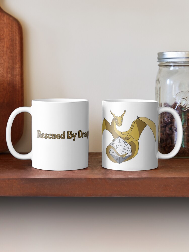 Alternate view of Rescued By Dragons Mug