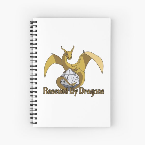 Rescued By Dragons Spiral Notebook