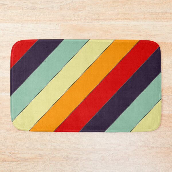 Item preview, Vintage Retro Multicolor Stripes designed and sold by Bliss Find And Design.