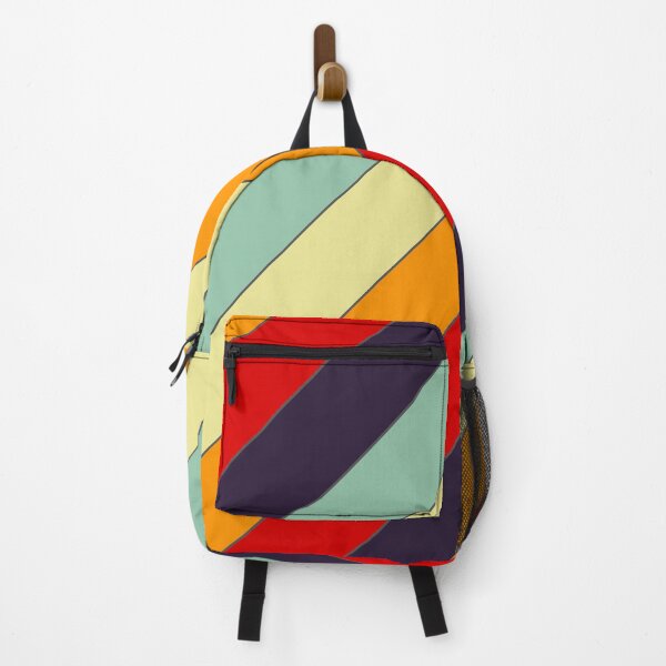 Item preview, Vintage Retro Multicolor Stripes designed and sold by Bliss Find And Design.